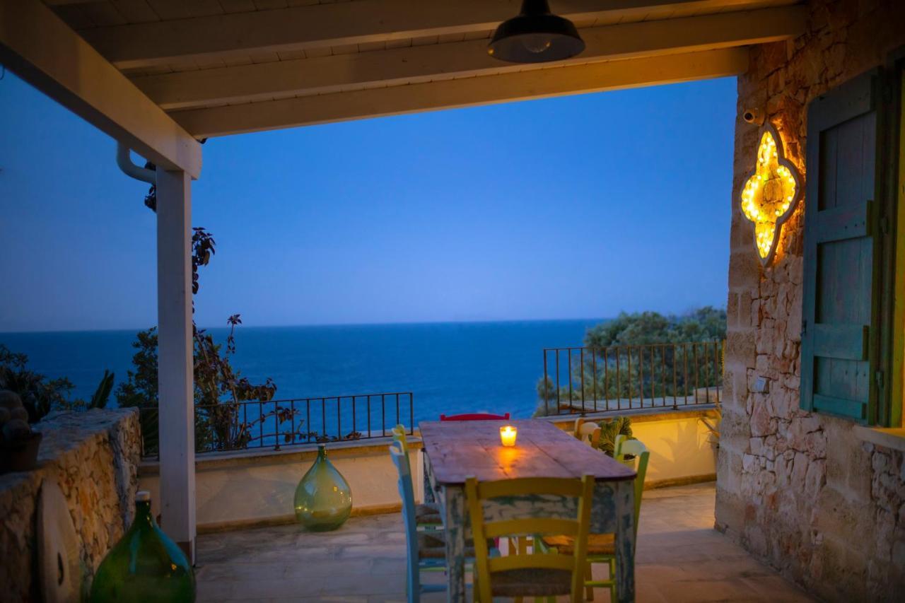 Casa Vacanze De Vita - Amazing View On The Coast Marina Serra Exteriör bild